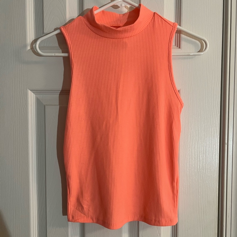 Coral Sleeveless Tank Top